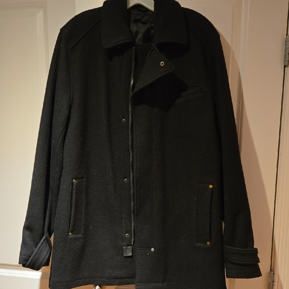 Blend Men's Black Wool Jacket